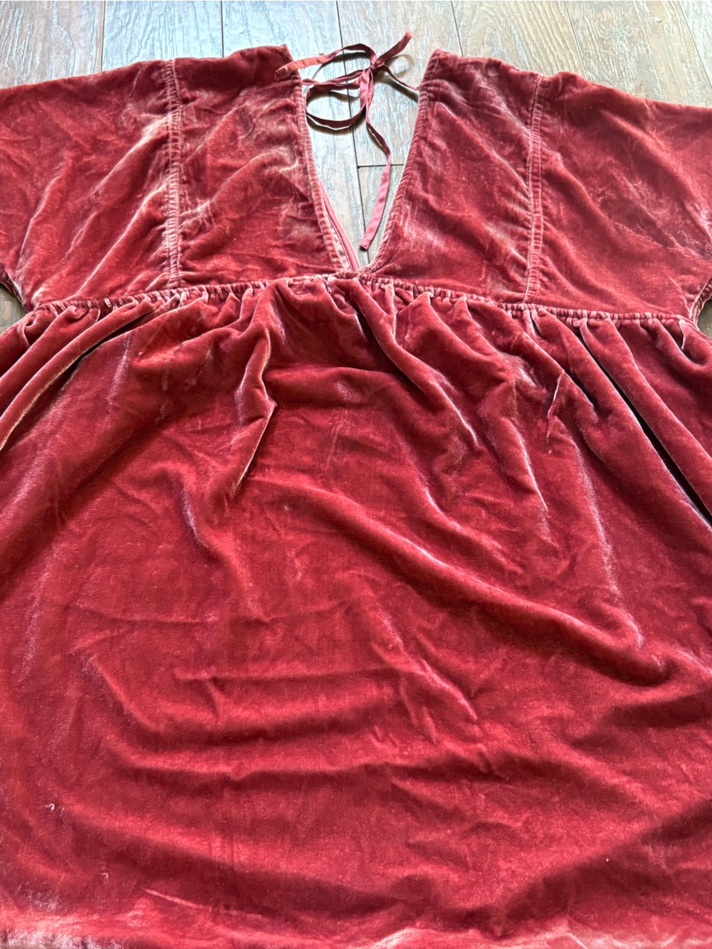 Free People Velvet Open Back Dress – Size XL - Picture 5 of 7
